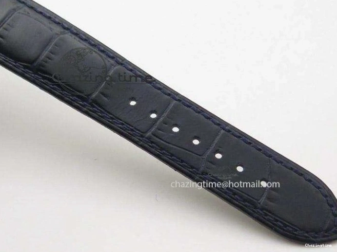 0701 De Ville MK 1:1 Best Edition SS Blue Dial On Black Leather Strap A Lightweight 8258